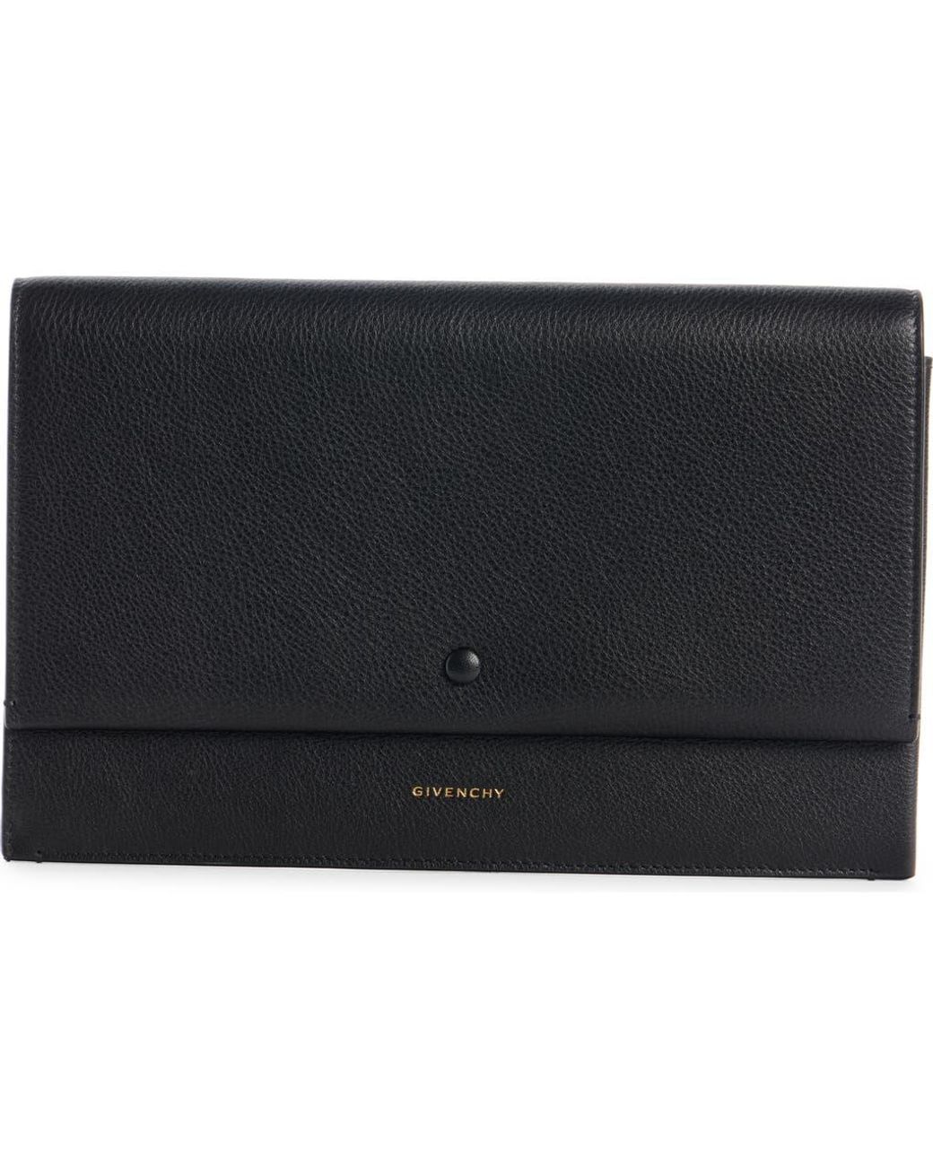 Givenchy Black Day Leather Flap Pouch