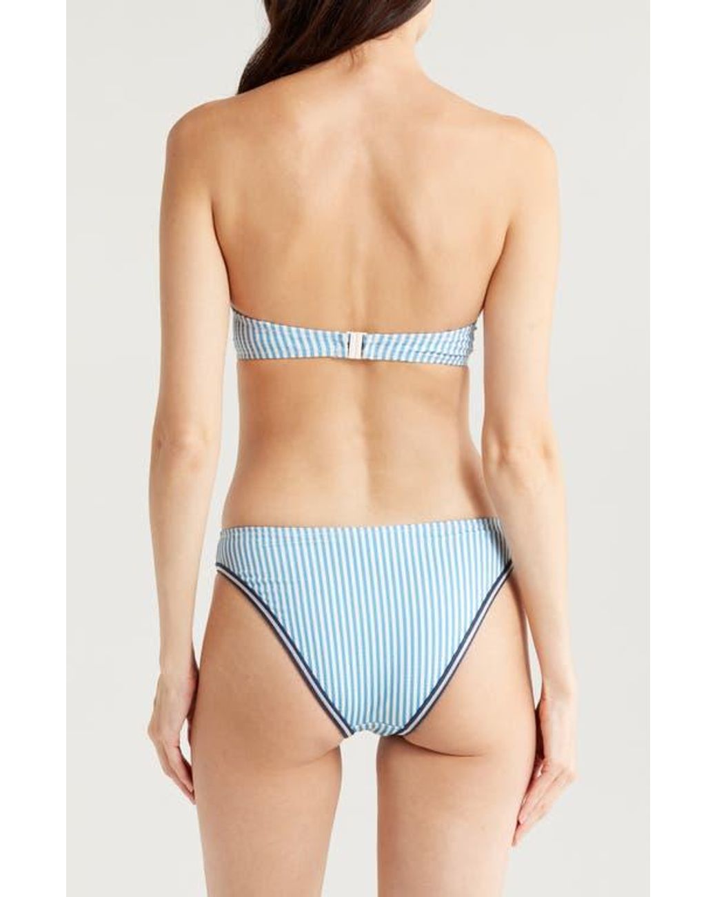 Solid & Striped Blue Juliette Bikini Top