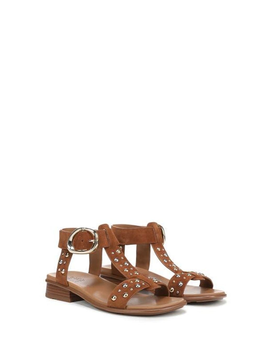 Naturalizer Brown Brandy T-Strap Sandal