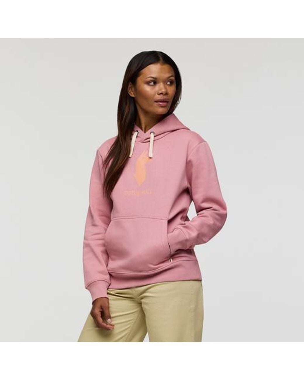 COTOPAXI Pink Llama Pullover Hoodie