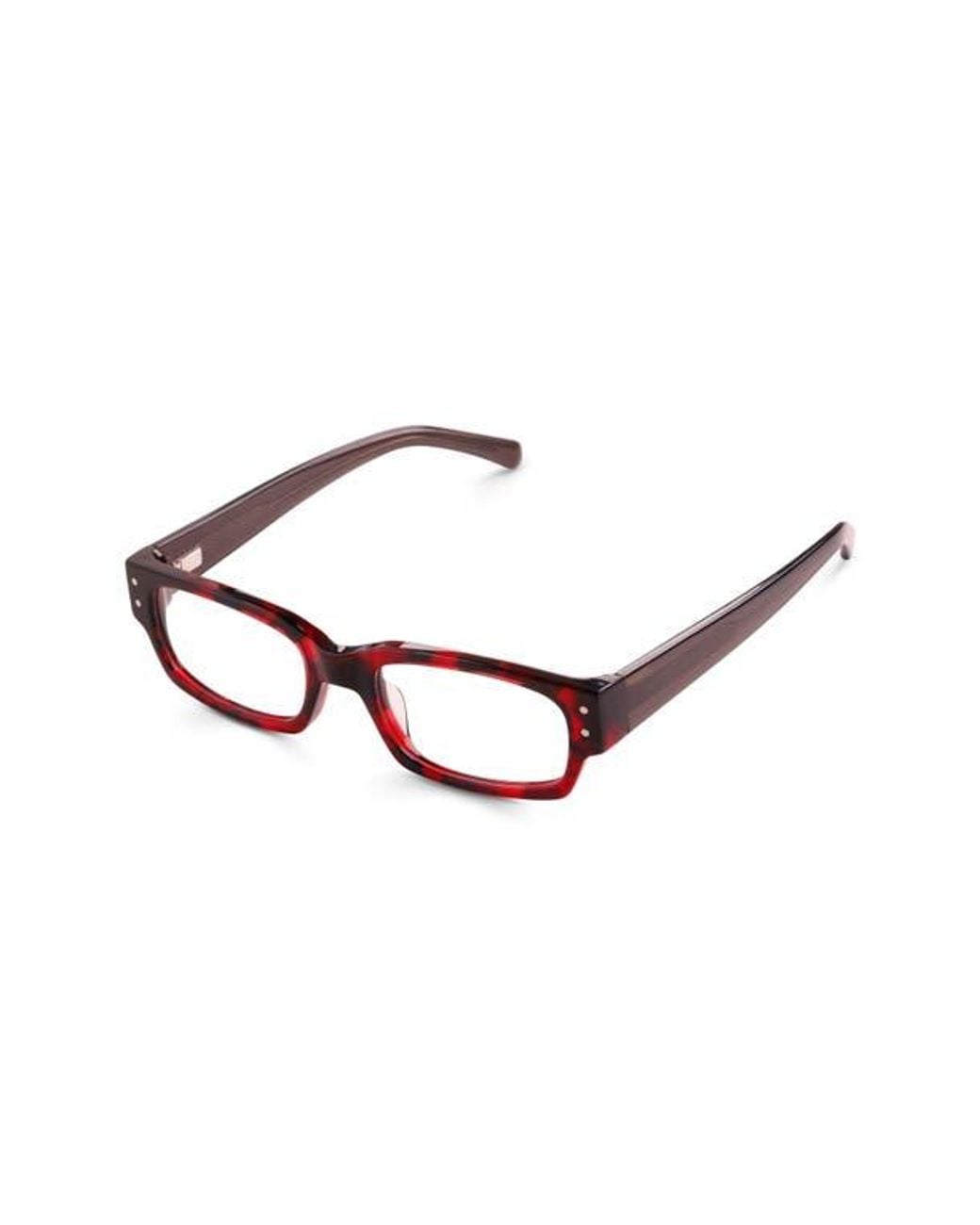 Eyebobs Brown Head 49Mm Rectangular Reading Glasses