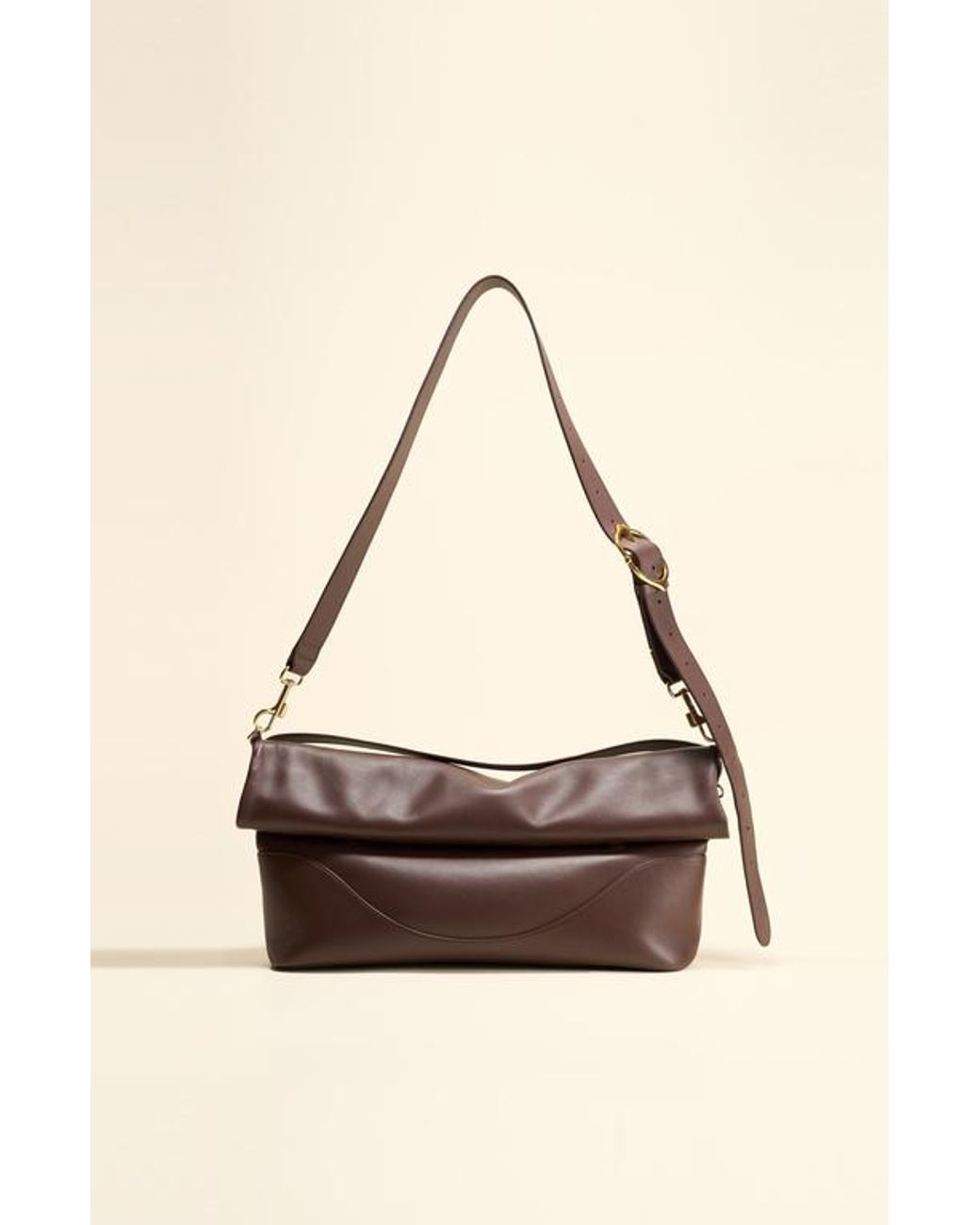 OLEADA Natural Marina Foldover Bag