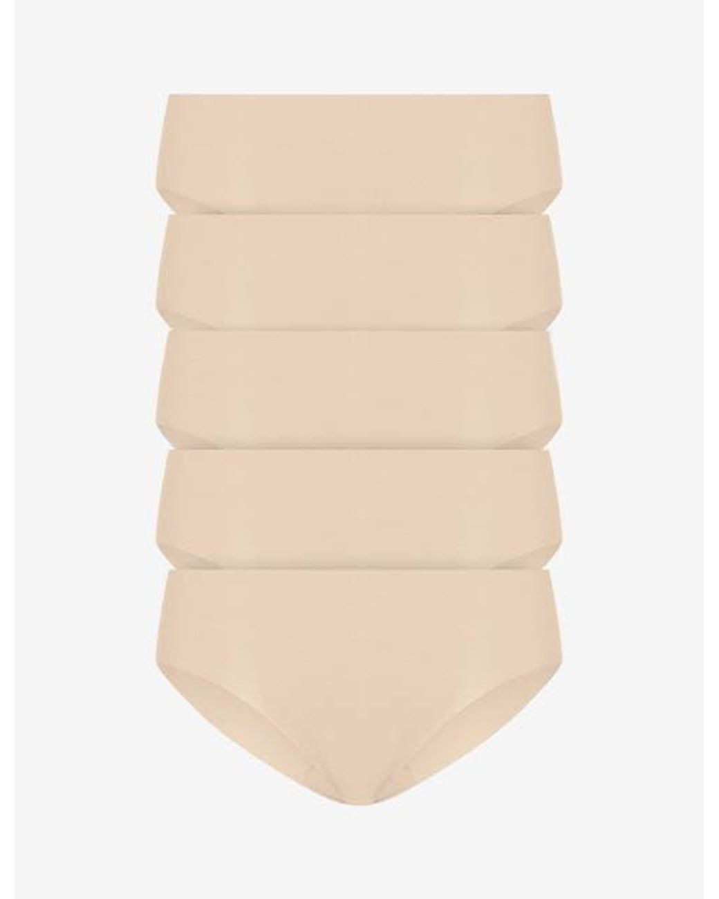 Commando Natural Classic Solid Bikini 5-Pack
