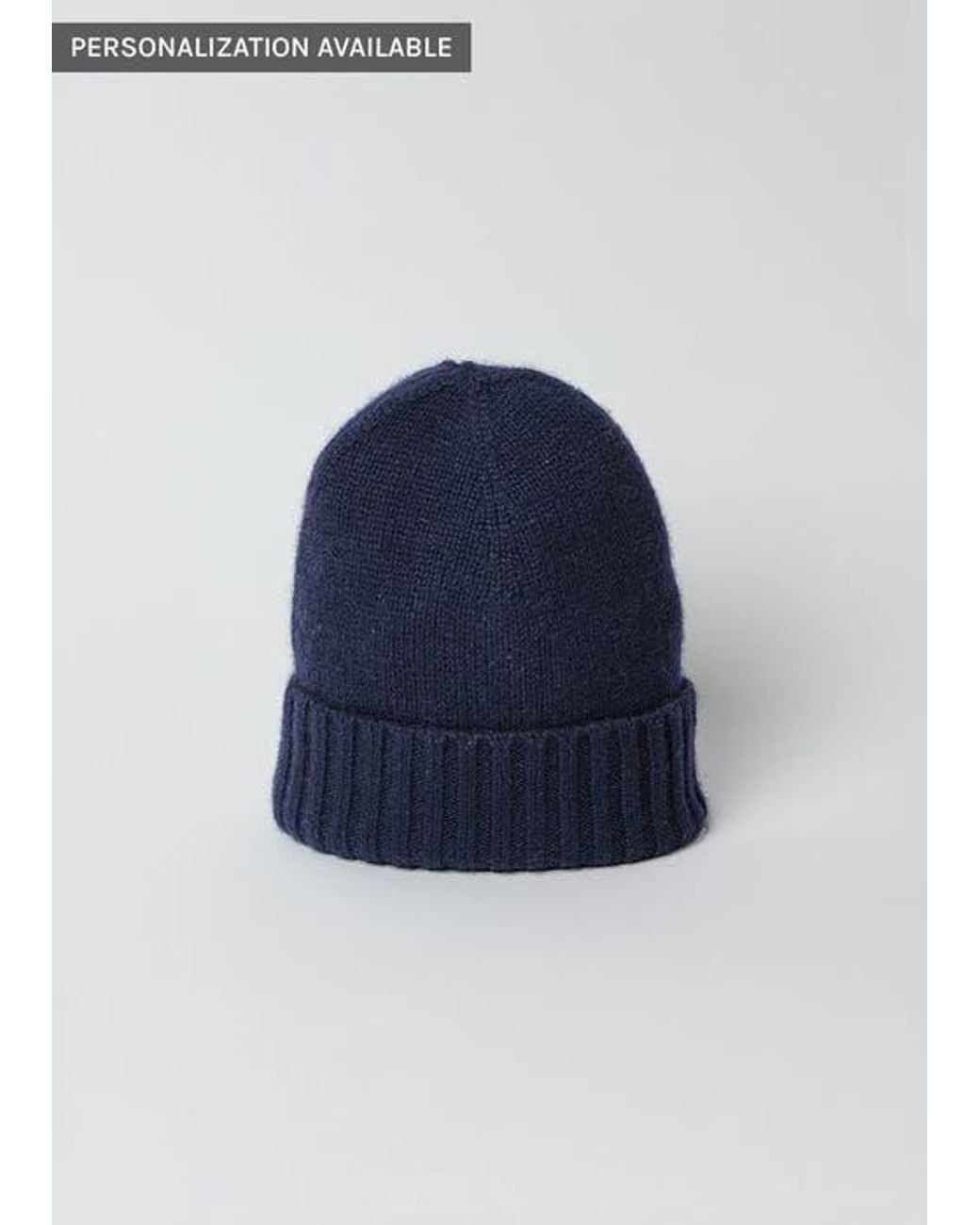 Hat Attack Blue Classic Cashmere Slouch Hat