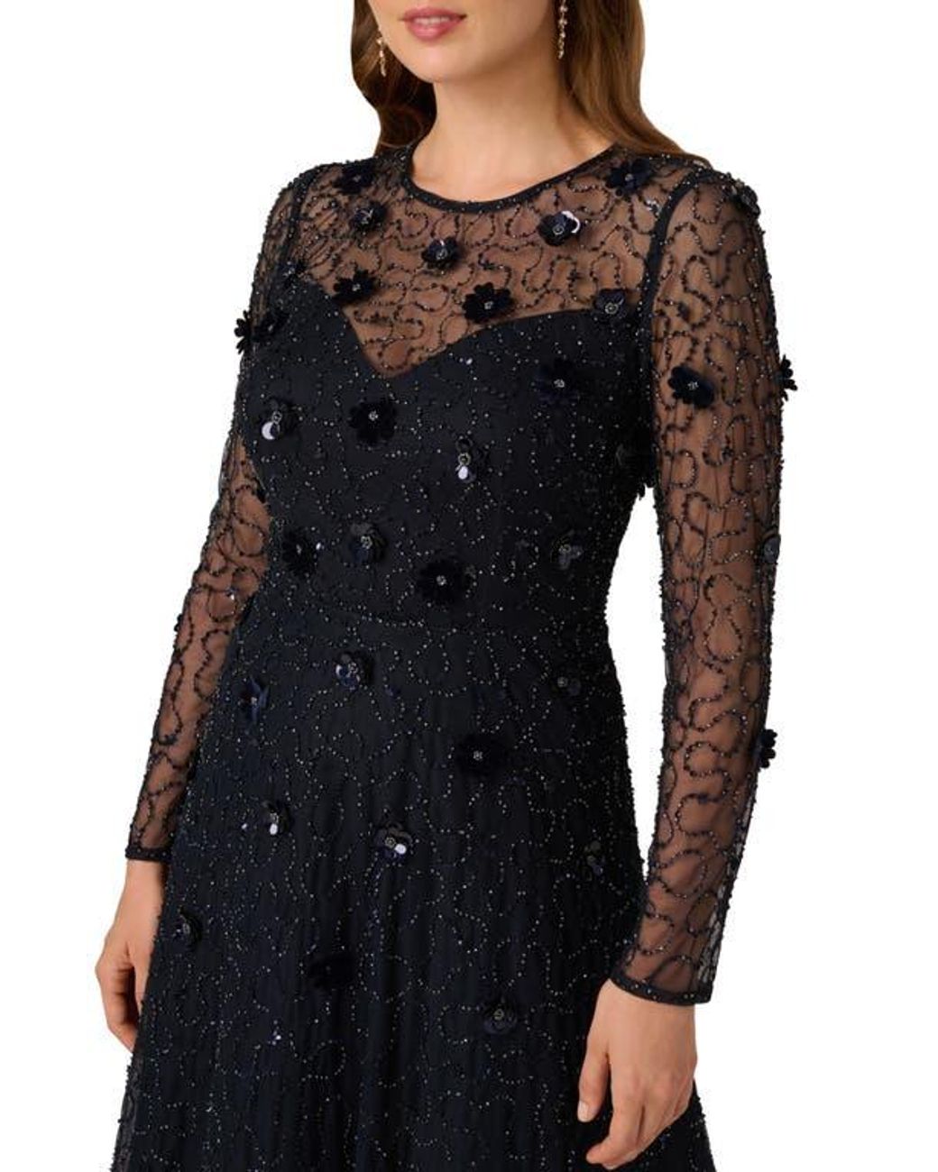 chinese dress ladies Amazon.com: Adrianna Papell, Long Sleeve Bead Long Dress, Marble, 4 :  Clothing, Shoes & Jewelry main image 1
