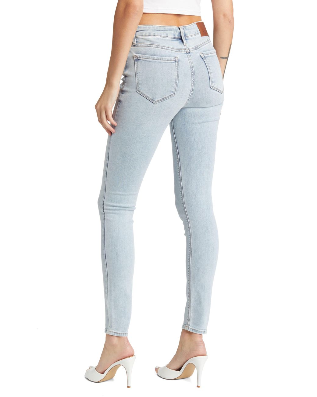 Hidden Jeans Amelia High Waist Skinny Jeans in Blue | Lyst