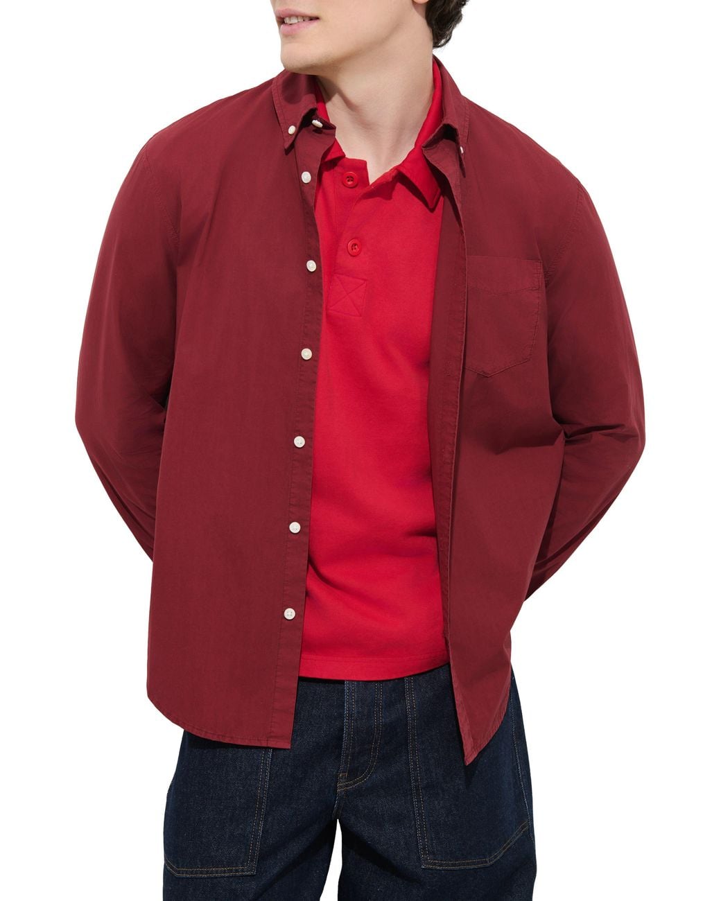Alex Mill Red Standard Button-Down Shirt for men