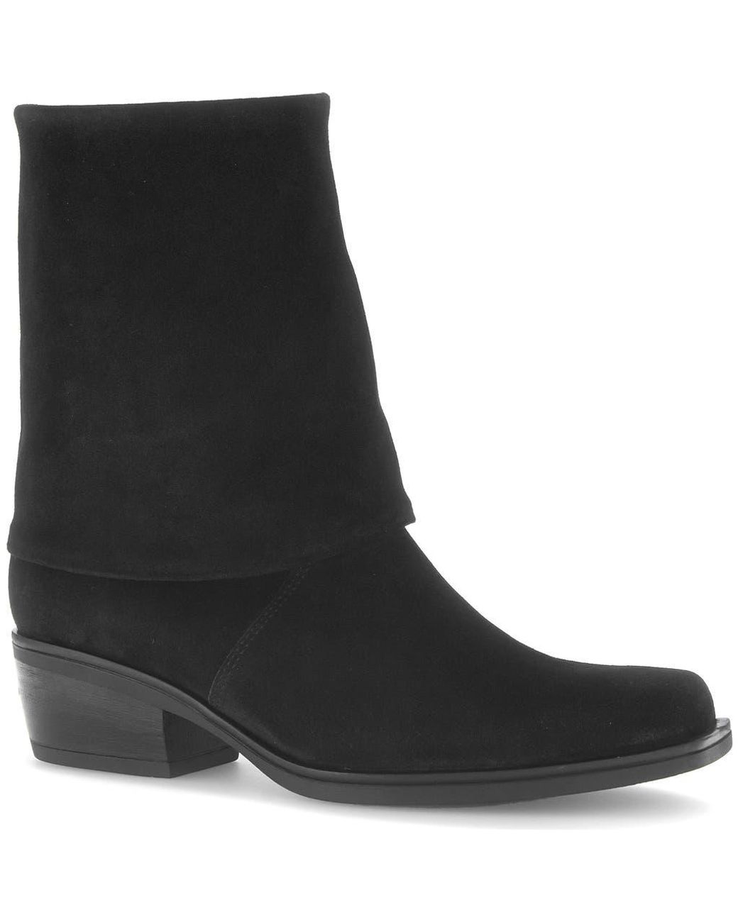 Gabor Black Square Toe Boot