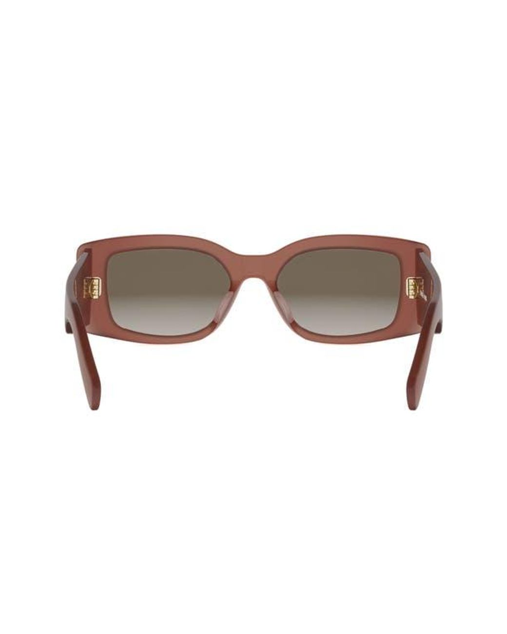 Céline Brown Maxi Triomphe 53Mm Gradient Rectangular Sunglasses