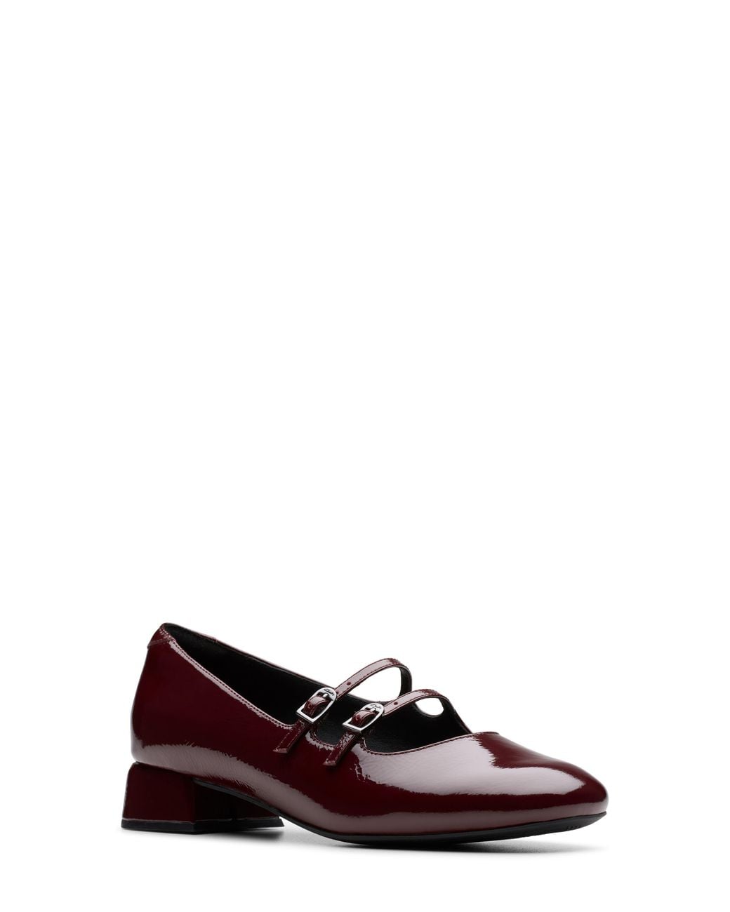 Clarks White Daiss Shine Mary Jane Pump