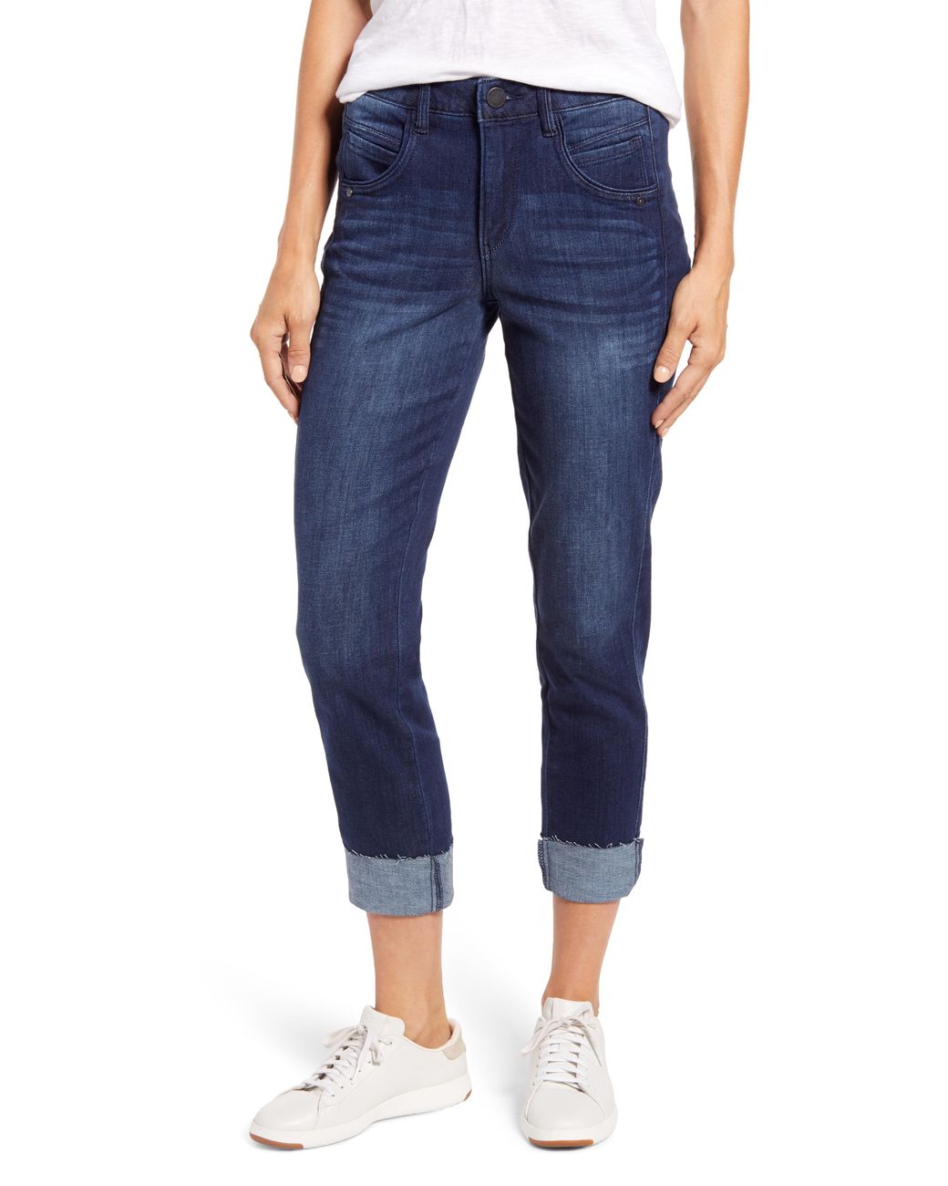 Wit & Wisdom Denim Absolution High Waist Slim Straight Leg Jeans in