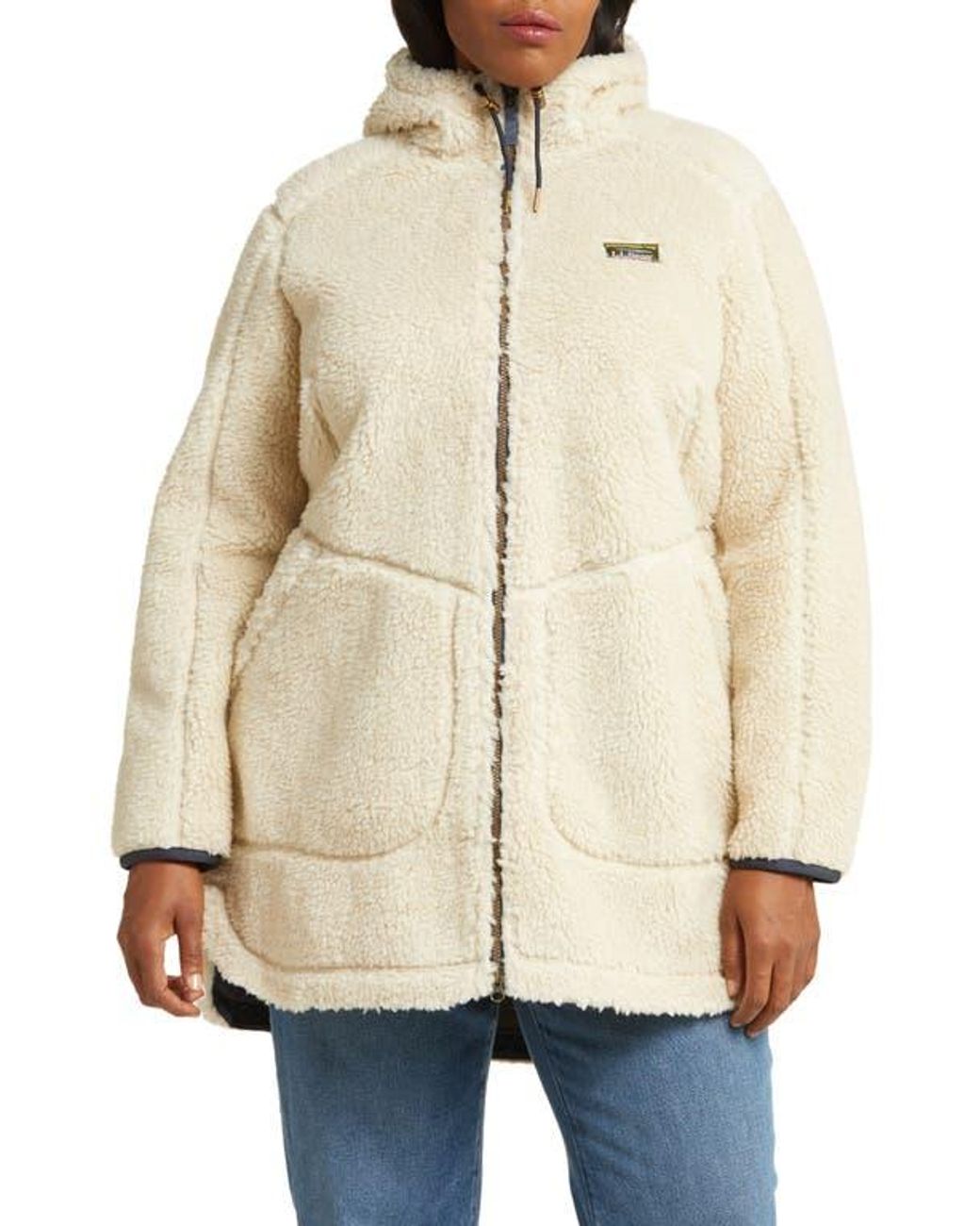 Ll bean mountain pile fleece jacket hot sale