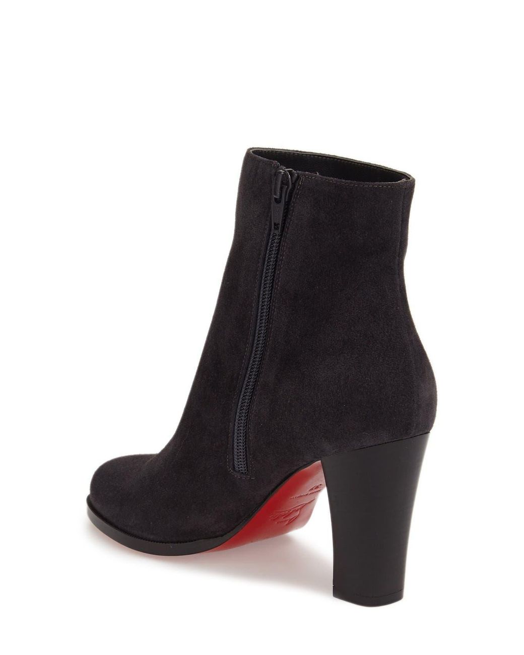 Christian Louboutin Adox Block Heel Bootie in Black Lyst