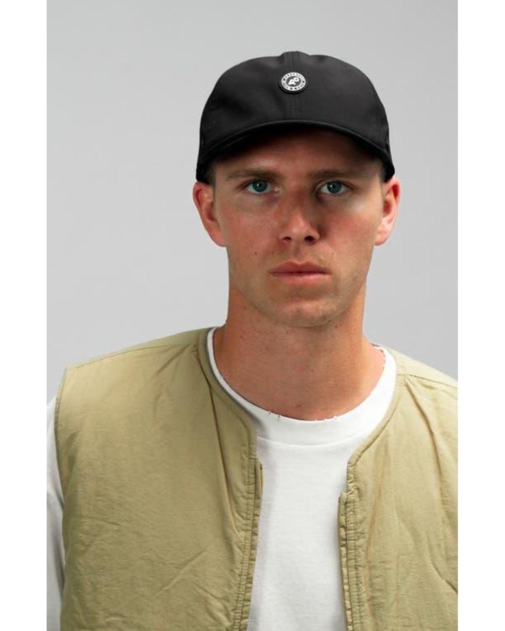 Melin Black Legend Packable Hydro 6-Panel Snapback Ball Cap for men