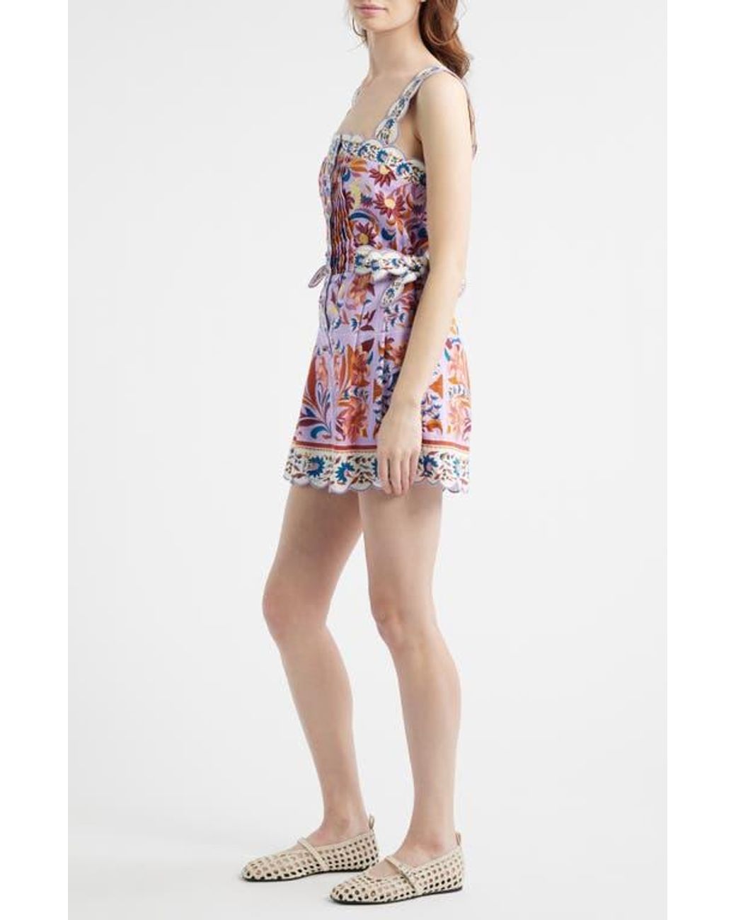 FARM Rio Romper in Red | Lyst