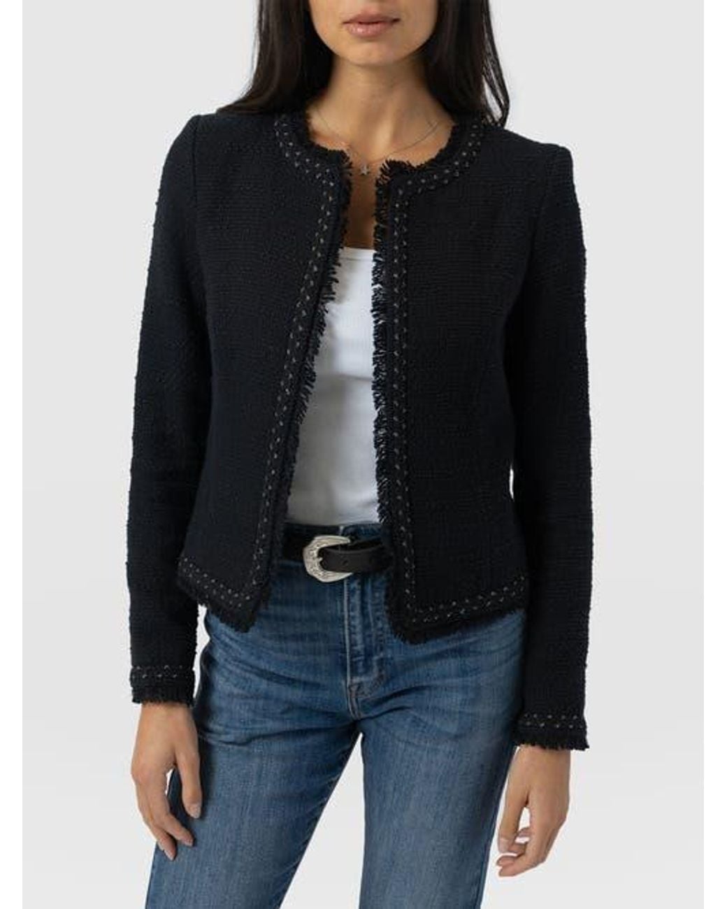 Saint + Sofia Blue Rayner Jacket