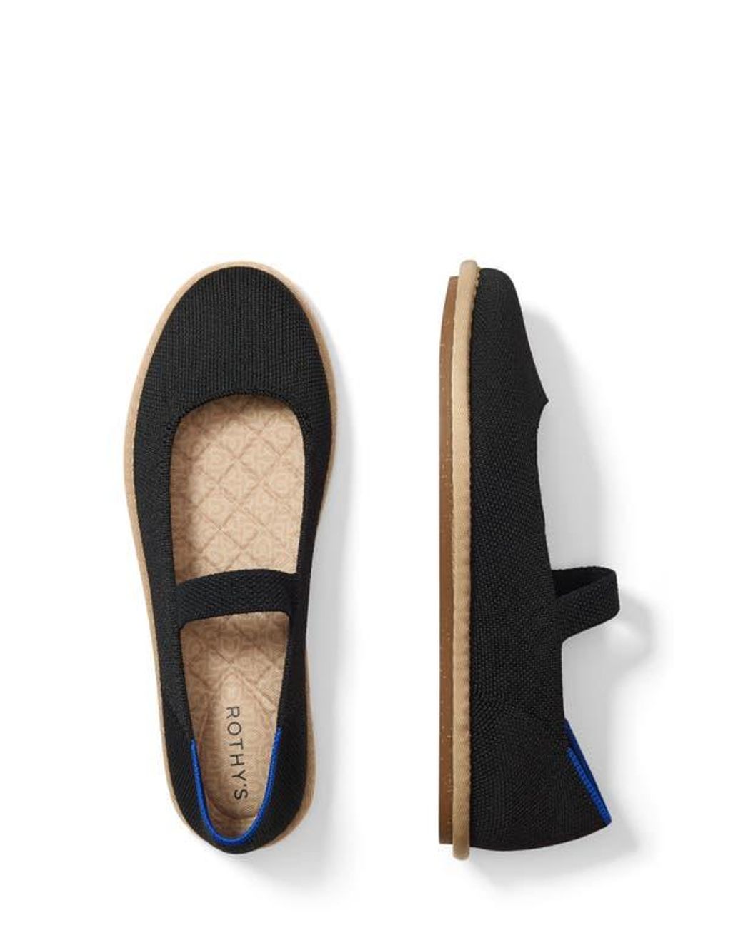 Rothy's Black Cruiser Mary Jane Flat