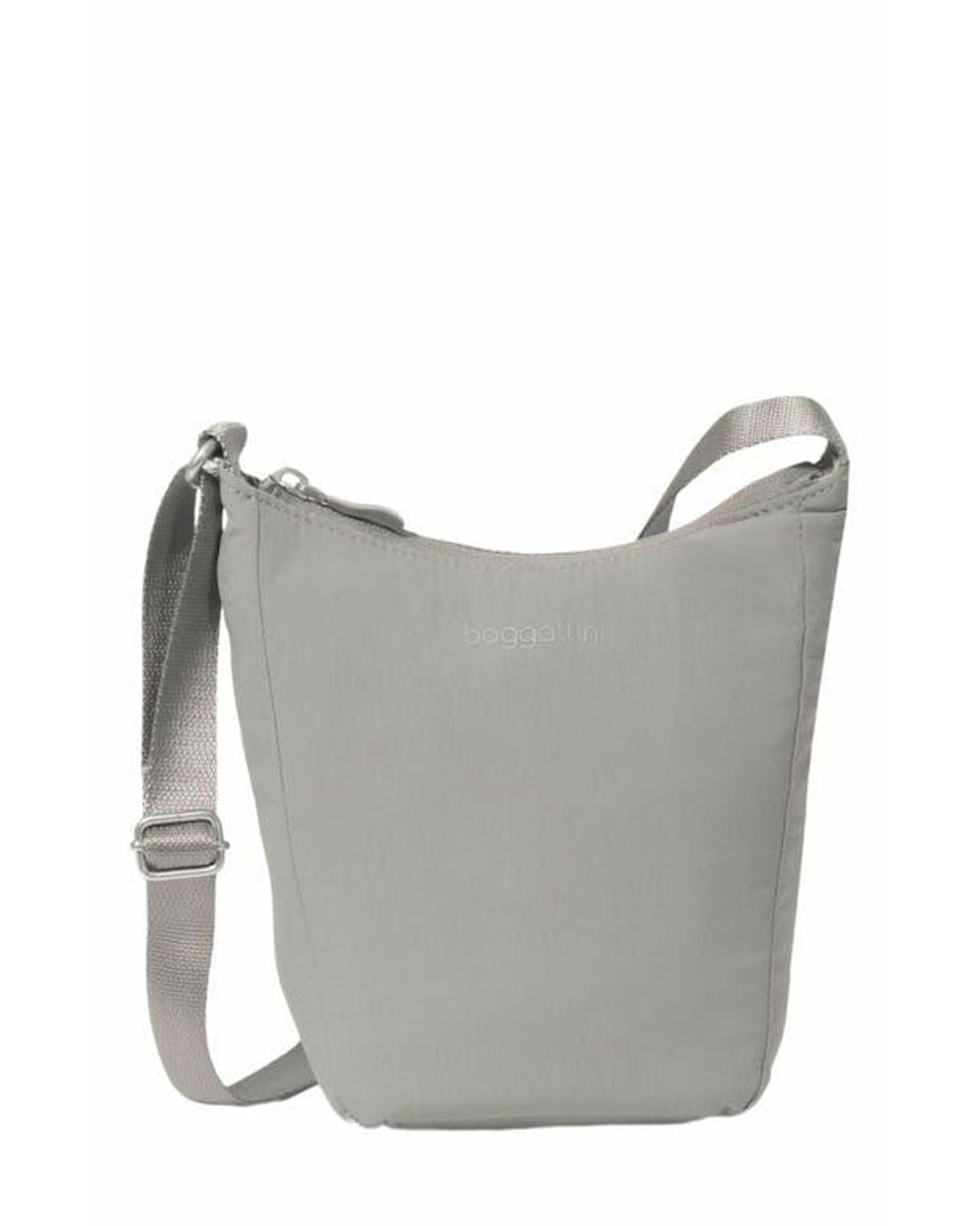Baggallini Gray Swift Mini Crossbody
