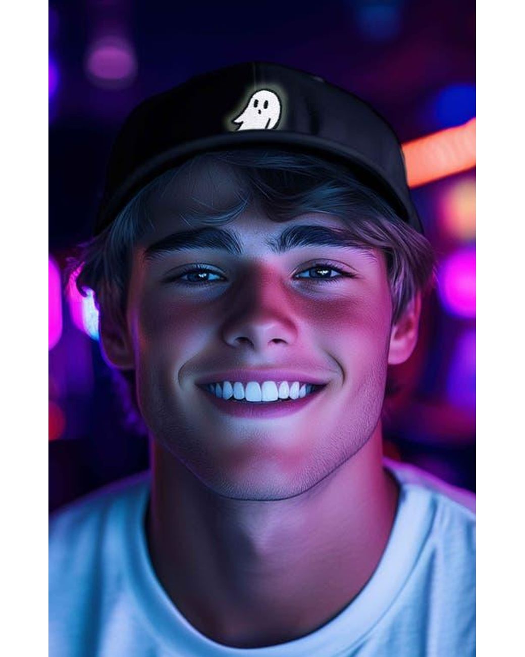 Alix Black Ghost Dad Hat