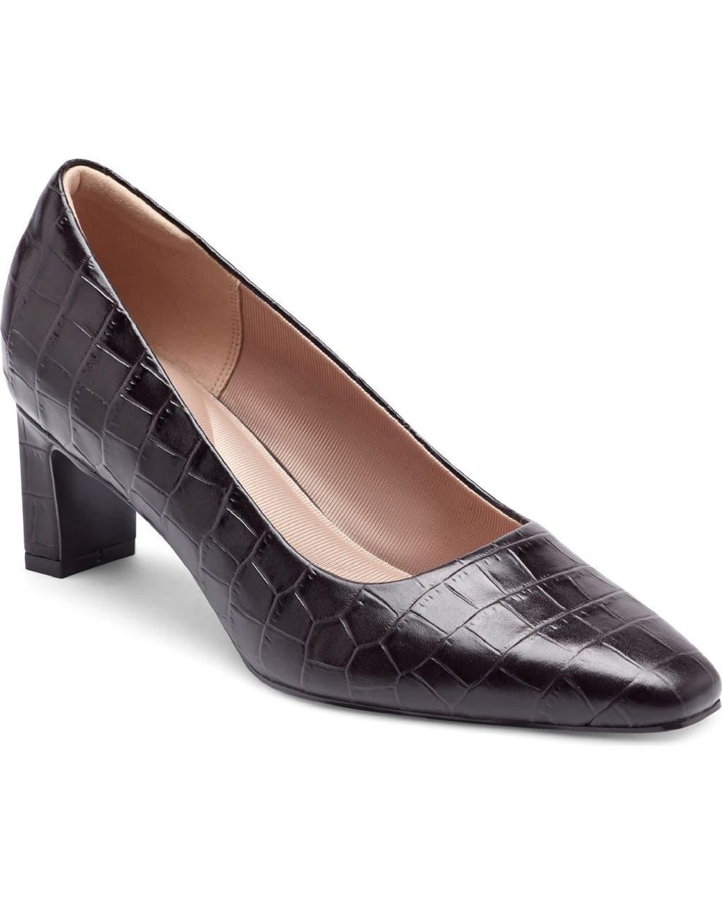 Rockport Blue Merida Almond Toe Pump