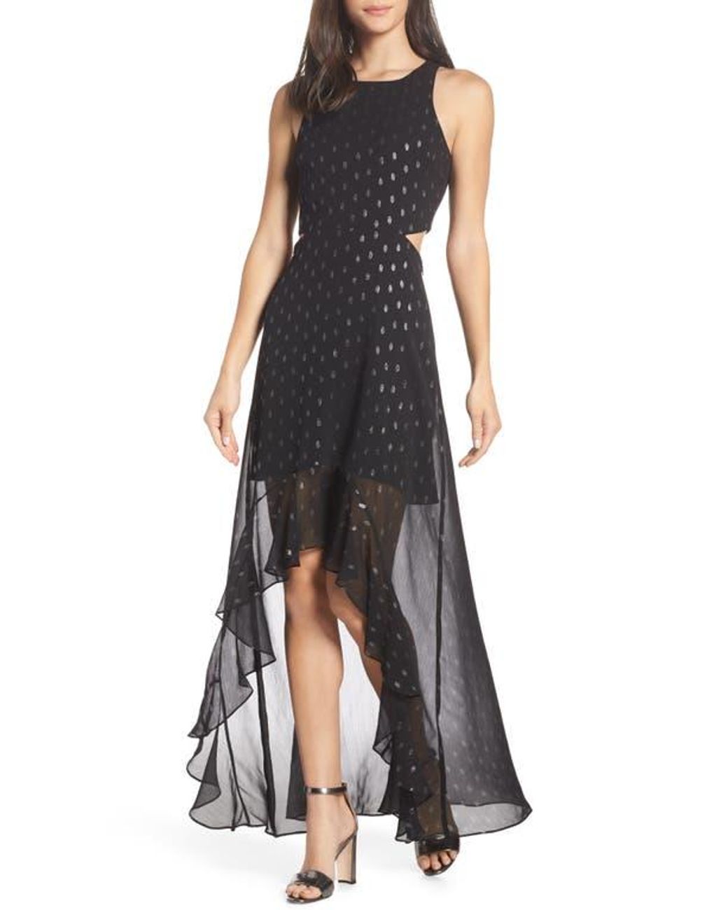 Ali Jay Wanna Dance High Low Maxi Dress in Black Lyst