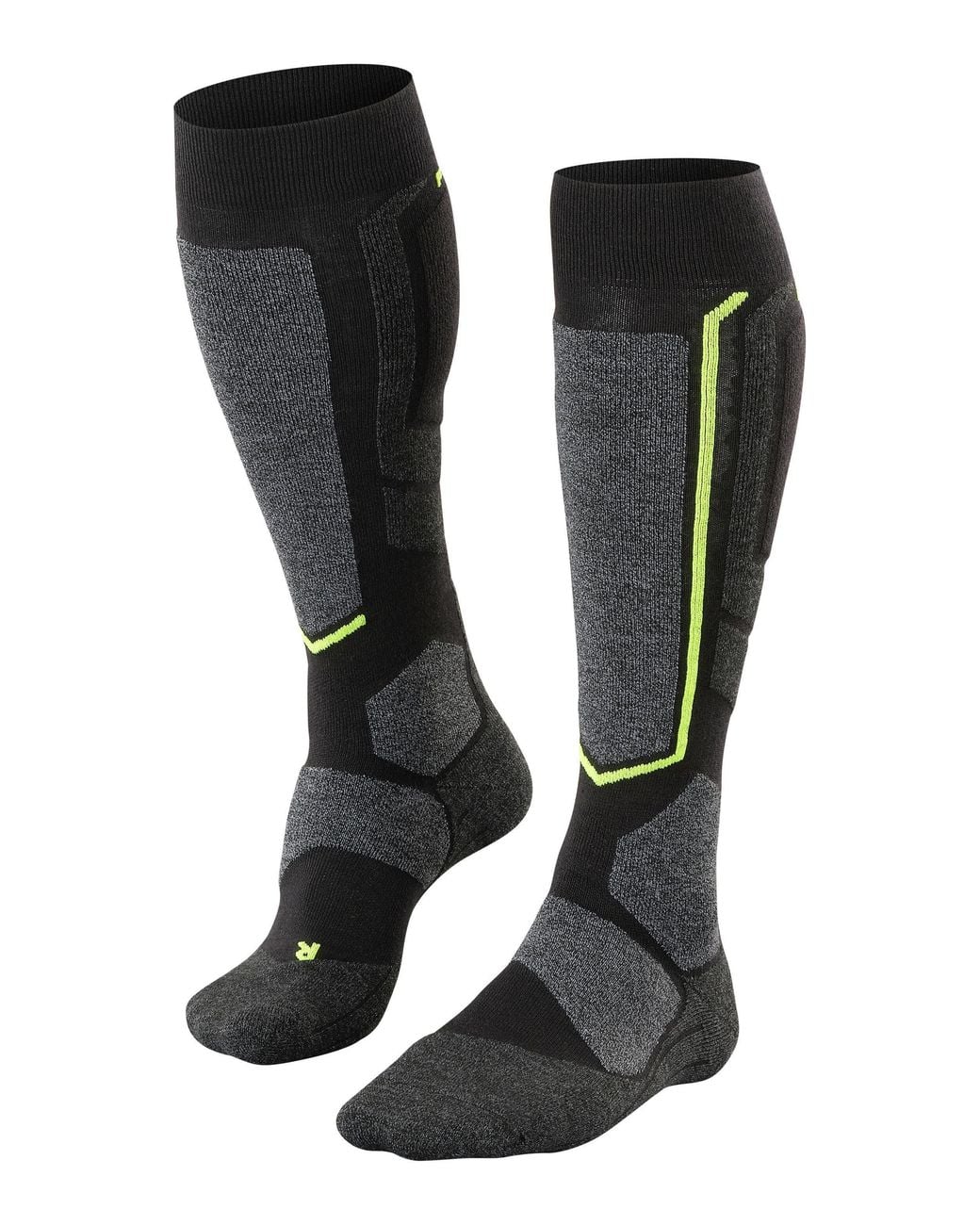 Falke Black Sb2 Intermediate Snowboarding Socks