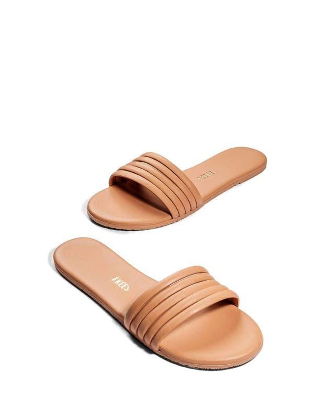 TKEES Pink Serena Slide Sandal