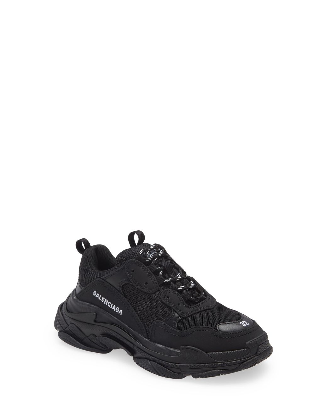 balenciaga black triple s womens