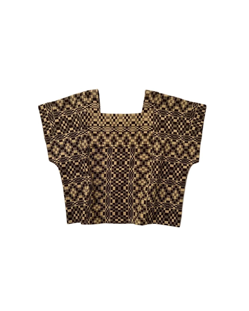 Ace & Jig Brown Prudence Reversible Square Neck Top