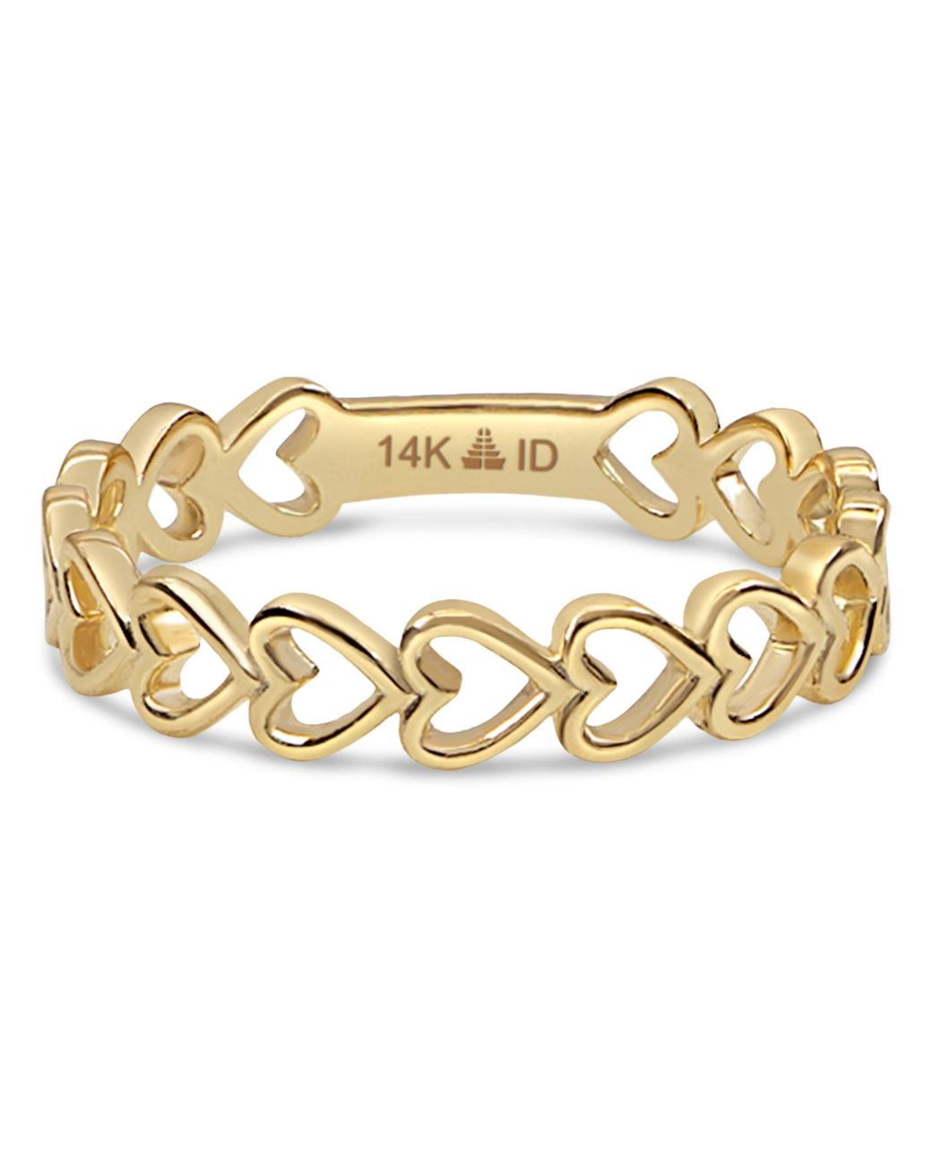 DEVATA Metallic Sweet Heart Ring