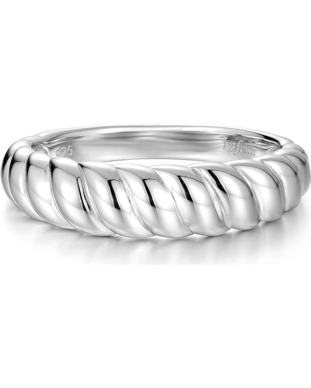 Lafonn Metallic Dome Rope Ring