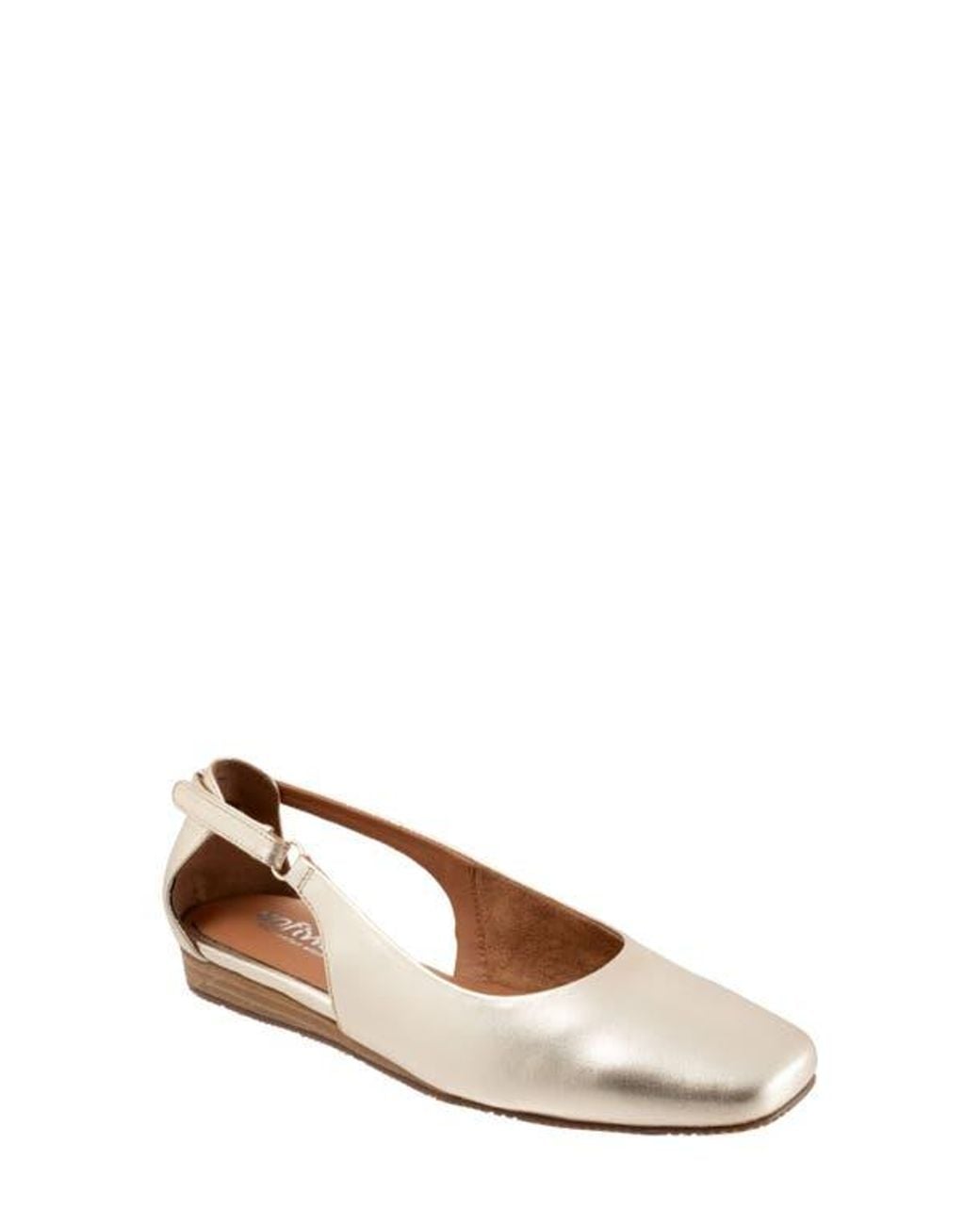 Softwalk® White Venice Flat