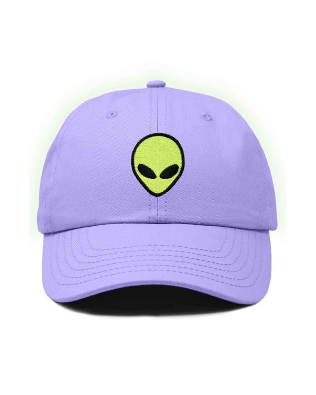Alix Purple Alien Dad Cap for men