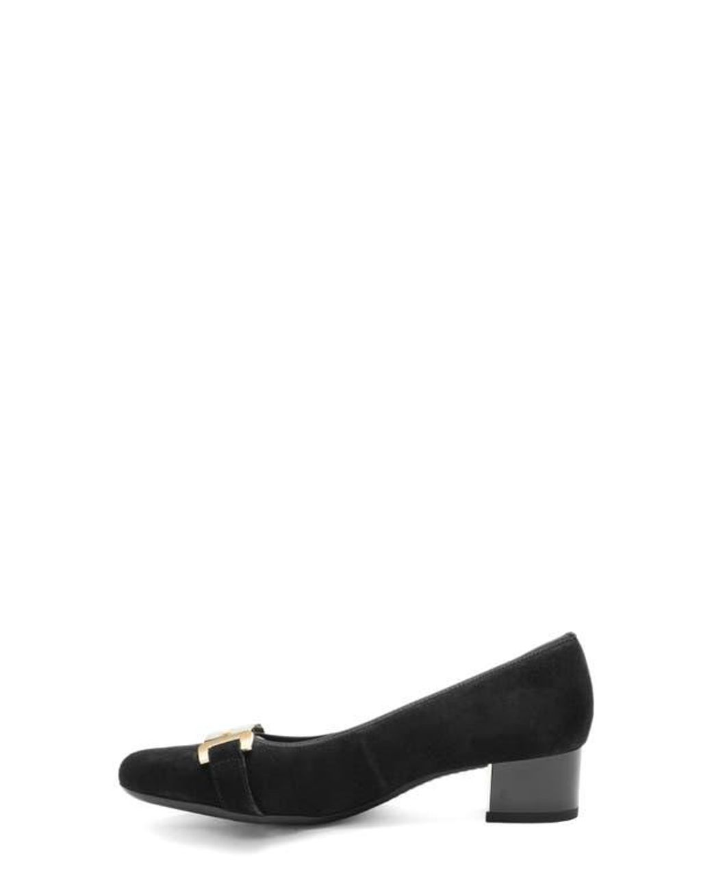 Ara Black Nebula Block Heel Pump