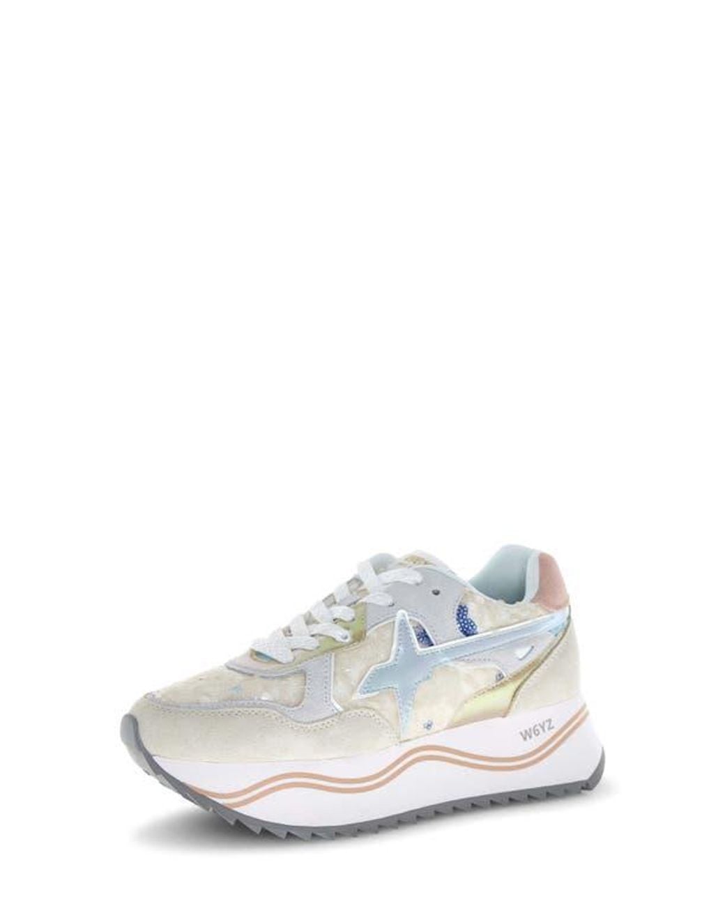 W6yz White Deva Sneaker