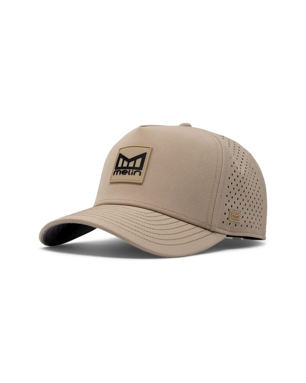 Melin Natural Odysea Stacked Hydro Performance Snapback Hat for men