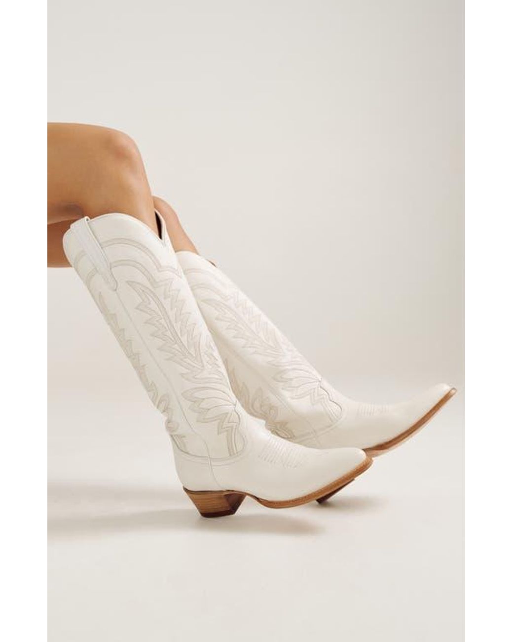Tecovas White The Abby Western Boot