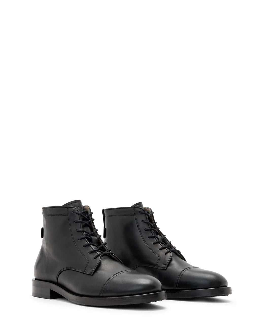 AllSaints Black Bloom Lace-Up Boot for men
