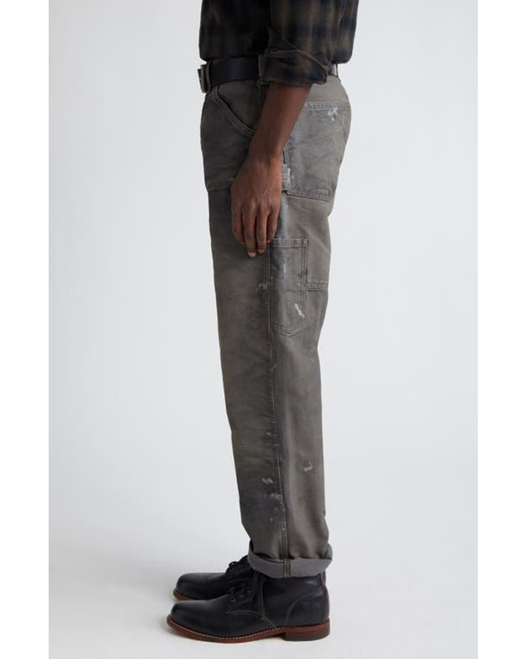【極上】RRL Distressed Canvas Pants usa製 w29 Engineer Fit Distressed Canvas Pant