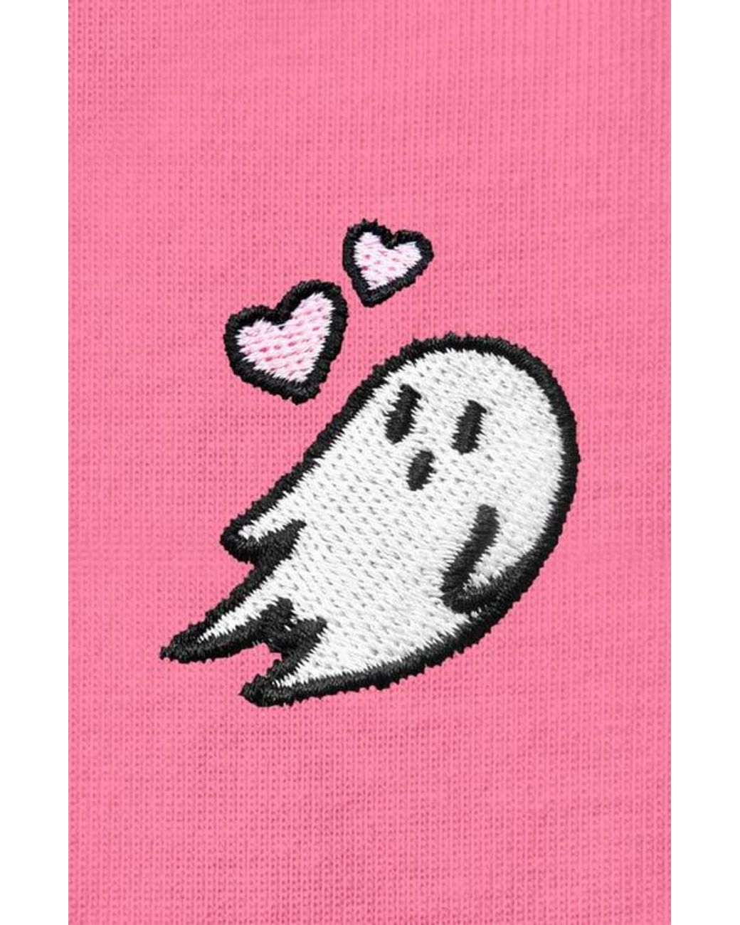 Alix Pink Heartly Ghost Tee