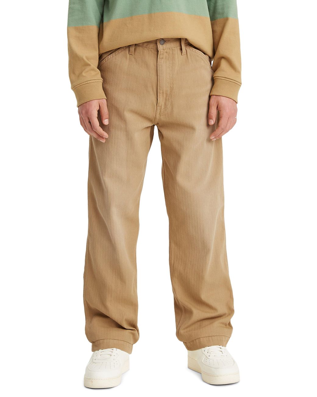 Levi's Cotton Stay Loose Carpenter Pants in Natural for Men - Lyst