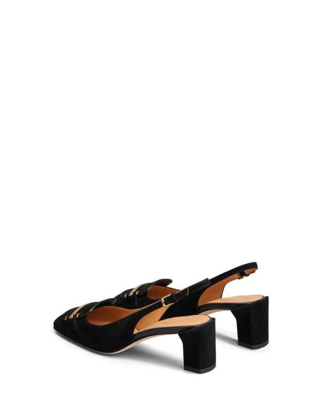 Tod's Black Barretta Slingback Pump