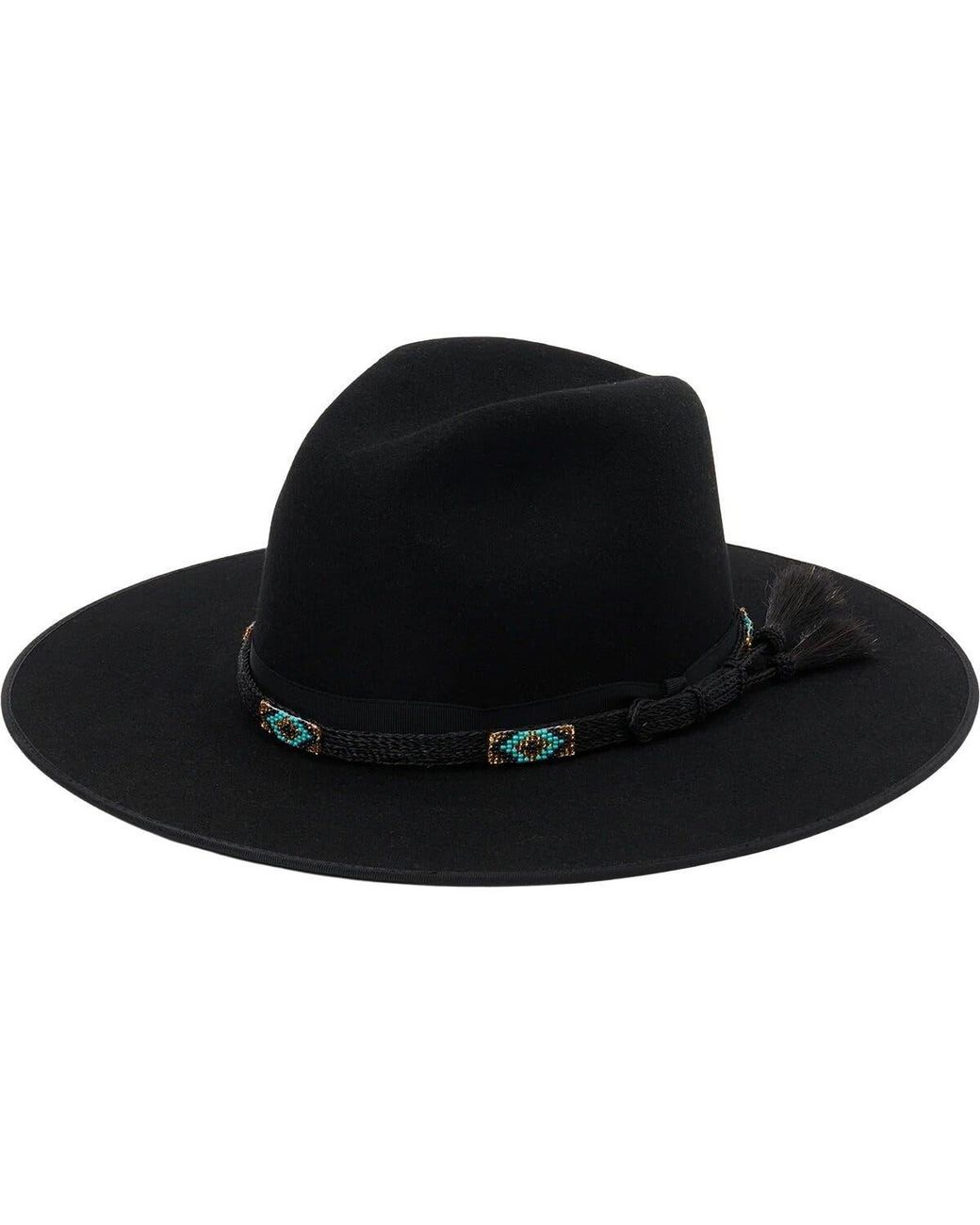 Stetson Black Helix Straw Hat