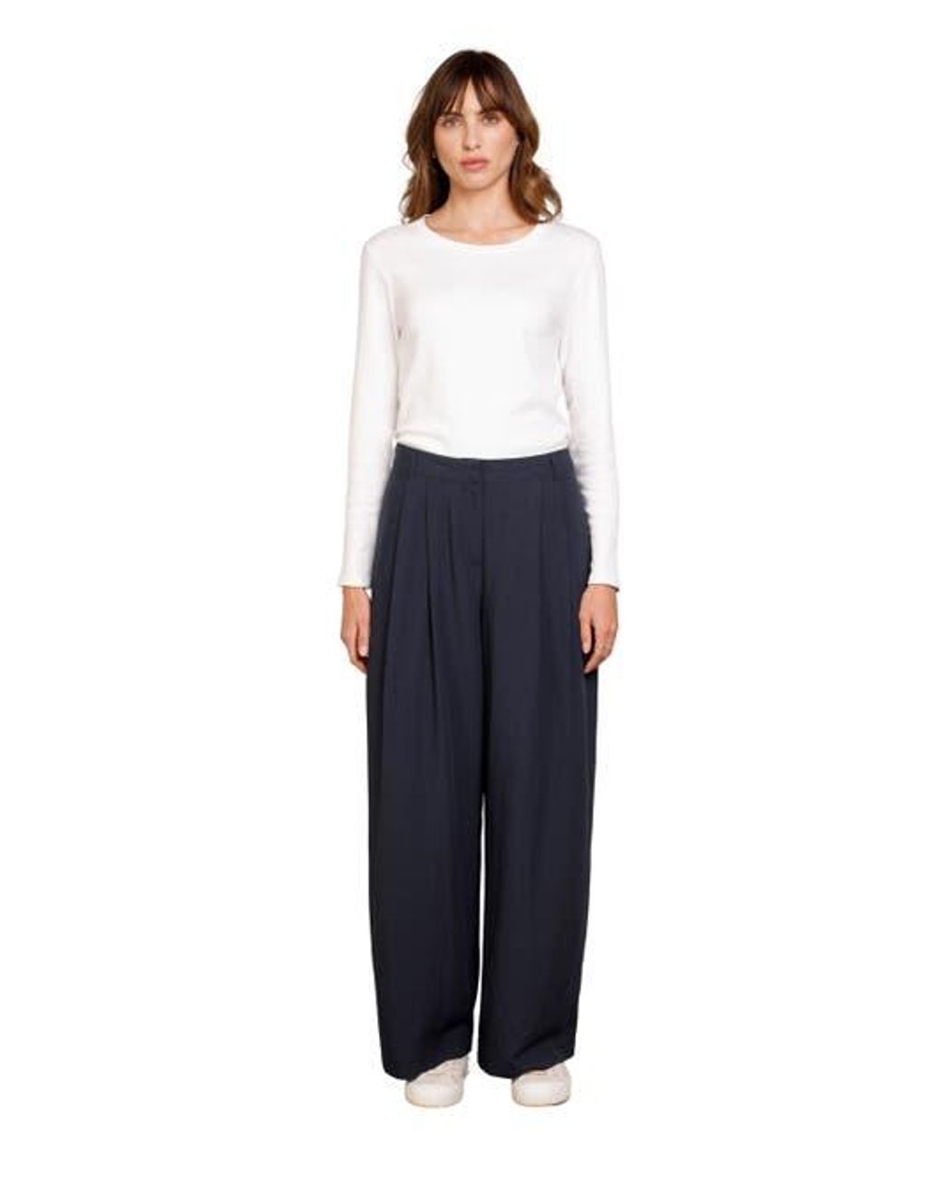Celtic & Co. Blue Wide Leg Drape Pants