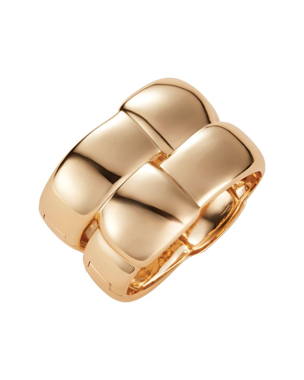 Jenny Bird Natural Mega Woven Square Bangle