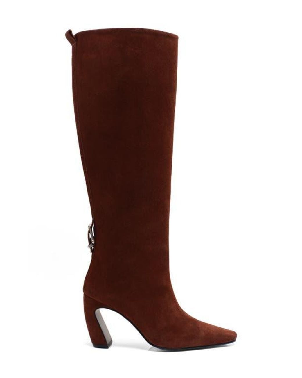 Free People Date Night Knee High Boot in Brown | Lyst
