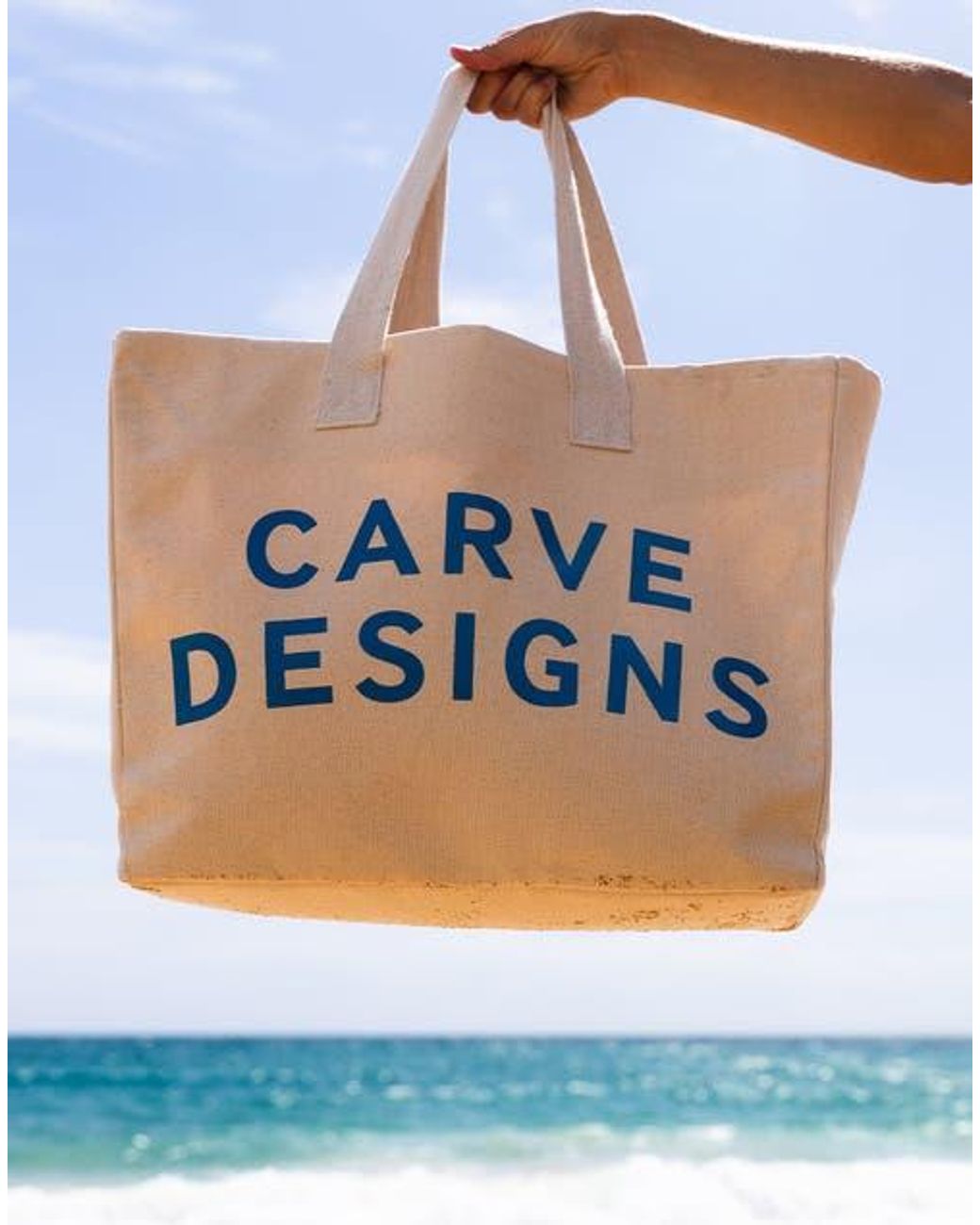 Carve Designs Organic Cotton Tote in Blue | Lyst