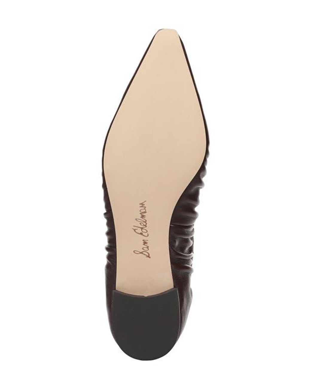 Sam Edelman Brown Essex Pointed Toe Flat