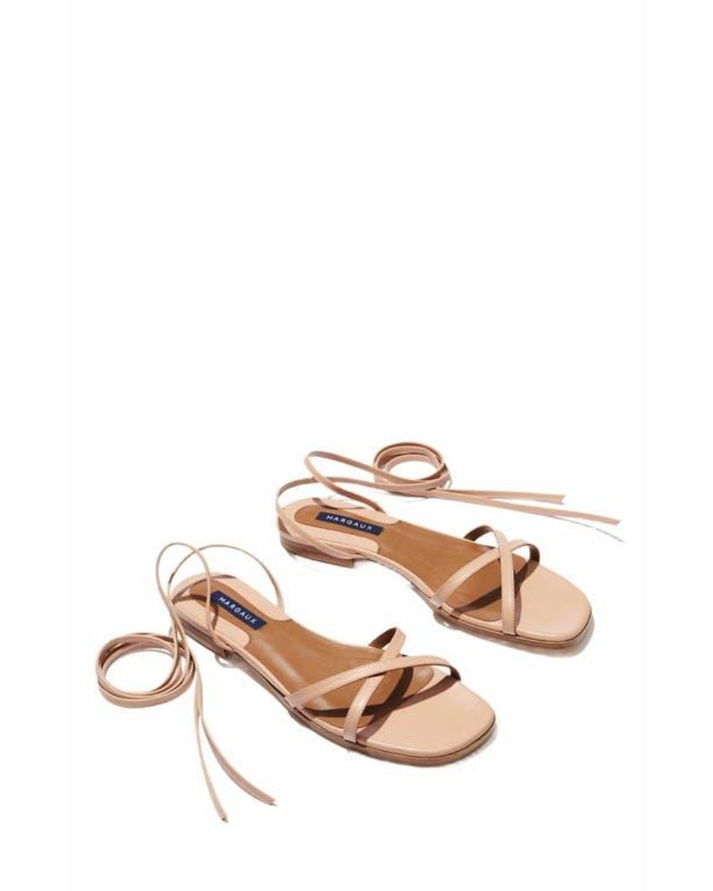 Margaux Brown The Wrap Sandal