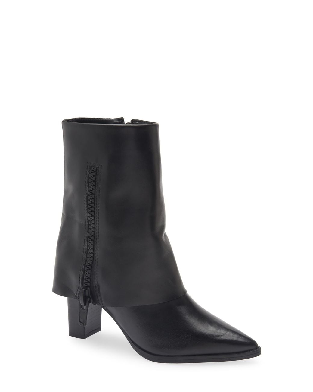 BOTTER Black Foldover Bootie